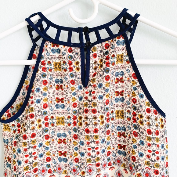 Manteu Sleeveless Top Blue Summer Tunic XS - Picture 3 of 4